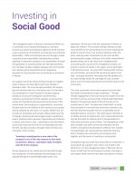 Investing in Social Good